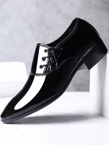 Comfortable Men's Dress Shoes For All Seasons - Black - View 1