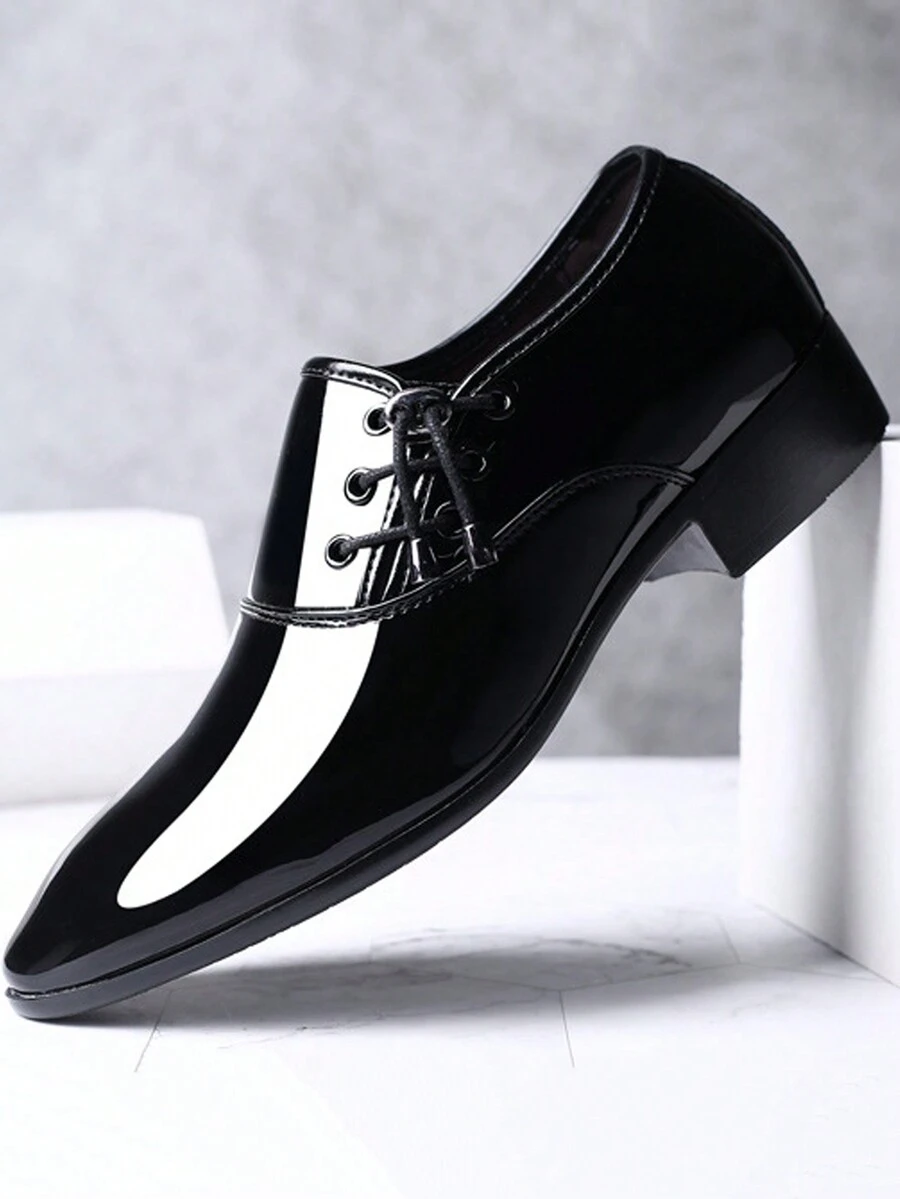 Comfortable Men's Dress Shoes For All Seasons - Black - View 1