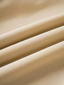 INAWLY Plus Slogan Graphic Drop Shoulder Sweatshirt Pullover Fall Sweatshirt - Apricot - View 3