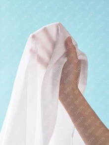 SHEIN LUNE In kẻ sọc Thả vai Túi có nắp Áo khoác - Màu xanh lam - Xem 6