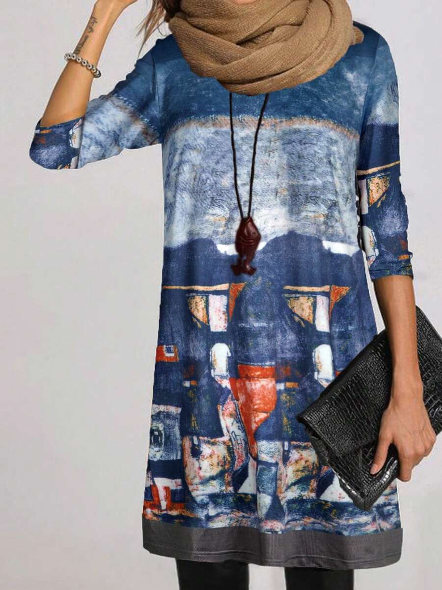 Khối màu Túi ẩn Đầm - Màu xanh hải quân - Xem 1