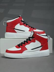 大碼休閒男士運動鞋高幫板鞋男子運動鞋