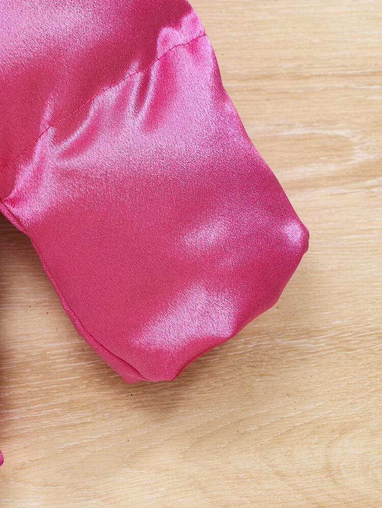 Baby Girl Zip Up Hooded Padded Coat