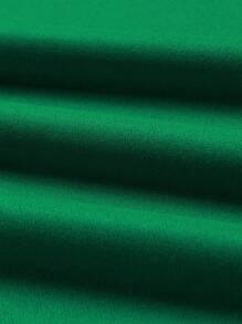 Manfinity Sport Corelite Men's Letter Printed Round Neck Sports Sweatshirt Men Sweatshirt - Green - View 3