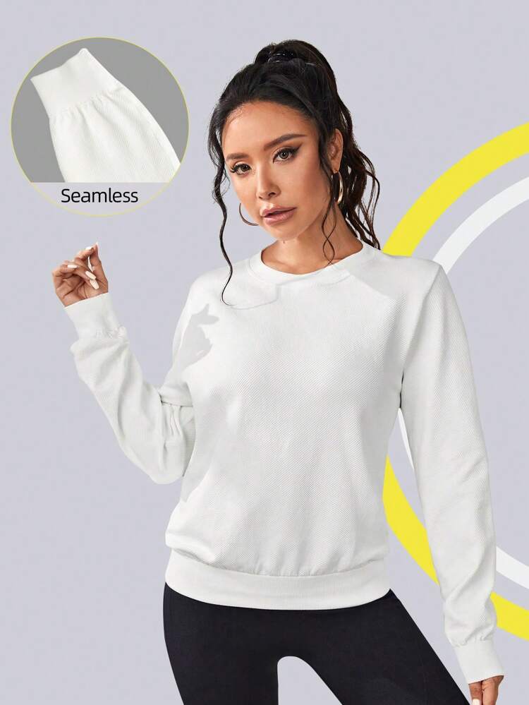 Solid Sports Sweatshirt