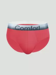 Men's Letter Print Underwear (4pcs/set) - Multicolor - View 4