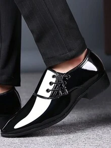 Comfortable Men's Dress Shoes For All Seasons - Black - View 4