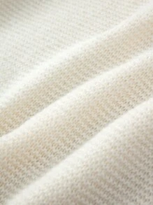 Teen Girl Button Front Hooded Cardigan - Beige - View 5