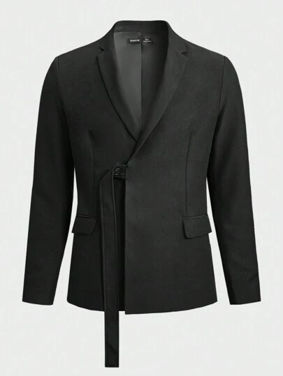 Manfinity VCAY 男士素色單釦西裝外套