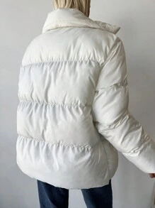 EURMUSE Damen Baumwollmantel Jacke