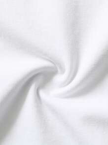 ROMWE MEN Goth 男士字母圖案t恤 - 白色 - 查看 5