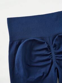 Easithlete 4pcs Seamless High Stretch Scrunch Butt Sports Shorts Spandex - Multicolor - View 5