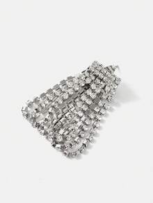 MOTF PREMIUM Pendientes 18k dorado con diamante de imitación - Plateado - Ver 6