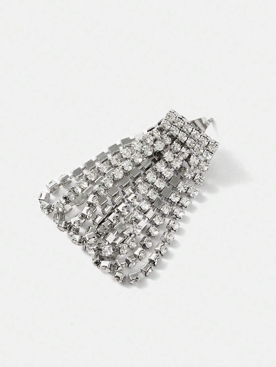 18K GOLD PLATED RHINESTONE EARRINGS