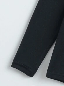 Tween Girl Letter Graphic Tee & Pants Snug Fit PJ Set - Multicolor - View 4