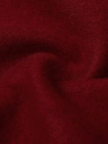 Manfinity EMRG Men's Loose Fit Fleece Cartoon Printed Sweatshirt - Burgundy - View 4