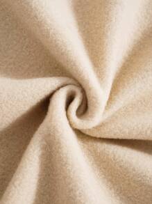 SHEIN Essnce 山和字母圖案加絨內裏運動衫