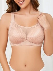 Sujetador de lactancia de maternidad, lencería - Albaricoque - Ver 4