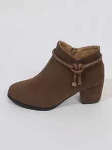 Fashionable Boots - Chocolate Brown - View 4