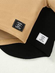 男嬰2入組字母補丁細節高低下擺T恤 - 彩色 - 查看 4