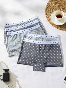 Eraneu 5 pièces Shorty À Rayures