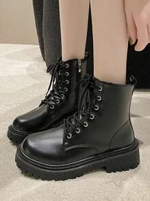 Botas para adolescentes - Negro - Ver 1