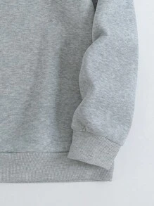 INAWLY 字母图案落肩卫衣，长袖上衣