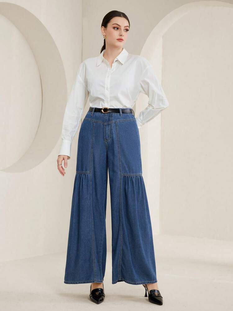 High Waist Wide Leg Jeans