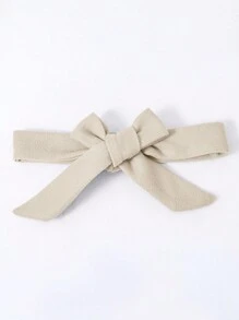 Tween Girl 1pc Double Breasted Belted Overcoat - White - View 6