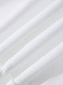 Manfinity Dauomo Nam Giải trí Hoodie Với Hoa hồng & In Mẫu - trắng - Xem 3