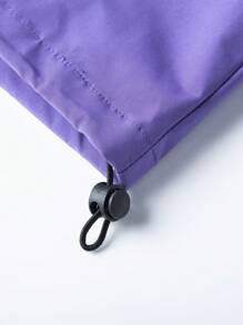 Manfinity Homme Loose Fit Men's Half Zip Jacket - Purple - View 4