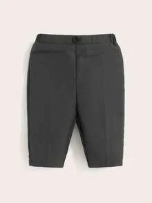 SHEIN Baby Boy Lapel Neck Jacket & Pants Without Sweater - Multicolor - View 4