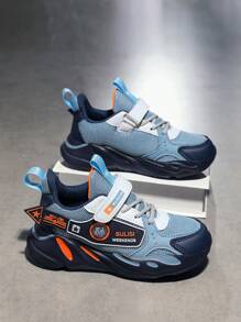 儿童春秋一脚蹬厚底运动鞋，柔软透气彩色运动鞋 - 彩色 - 查看 3