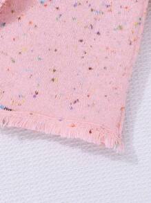 Tween Girl Button Front Cardigan & Knit Skirt - Multicolor - View 4