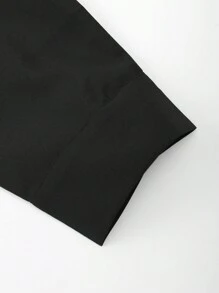 Manfinity EMRG Nam Tay áo dài Áo sơ mi Với In thư - màu đen - Xem 4