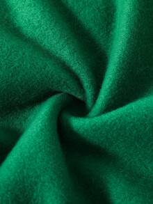 Áo nỉ tay trễ in hình khẩu hiệu dành cho bé gái tuổi teen - màu xanh lá - Xem 5