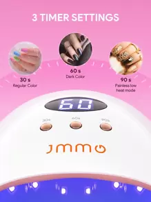 JMMO Lâmpada de Unha UV, 36W Luz UV para Unhas Com Cura Rápida de Esmalte de Unha em Gel, Com 3 Temporizadores, Função de Memória e Visor LCD, Lâmpada Secadora de Unhas LED Profissional Com Sensor Automático, Luz UV para Unhas em Gel para Casa DIY