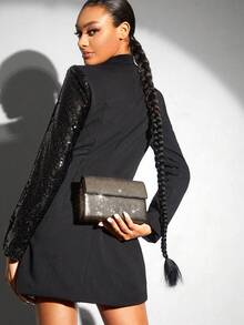 SHEIN SXY Của phụ nữ Đúng mốt Thanh lịch Vàng Túi xach tay Đối với Đầm dạ hội Và Buổi tiệc - Vàng - Xem 8