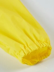 素色孩子們的雨衣 - 黃色 - 查看 5