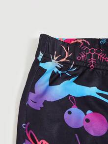 Flirla Plus Allover Print Leggings - Multicolor - View 4