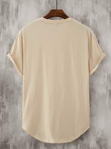 Manfinity Homme Men Japanese Slogan Graphic Tee