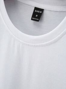 Manfinity Homme Men Slogan Graphic Tee