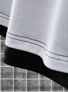 Manfinity Homme Men's Slogan Printed Colorblock T-shirt - Multicolor - View 5