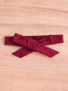 女嬰荷葉袖雙排釦腰帶風衣外套