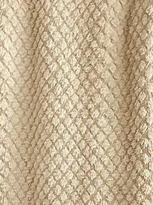 SHEIN Frenchy Túi có nắp Thả vai Lông cừu áo - Màu be - Xem 7