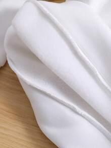 SHEIN Áo nỉ in hình hoạt hình bé gái - trắng - Xem 6