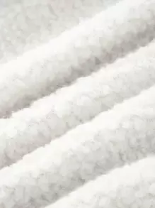 Cozy Pixies Bebé niño Abrigo con diseño de parche con doble bolsillo cuello de borreguito