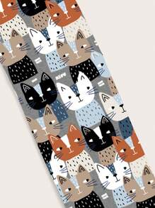 EMERY ROSE Của phụ nữ Kích thước lớn Giải trí Nhiều màu Hình con mèo Xà cạp Đối với Mùa thu Và Mùa Đông - Nhiều màu - Xem 4