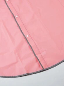 素色孩子們的雨衣 - 粉色 - 查看 5