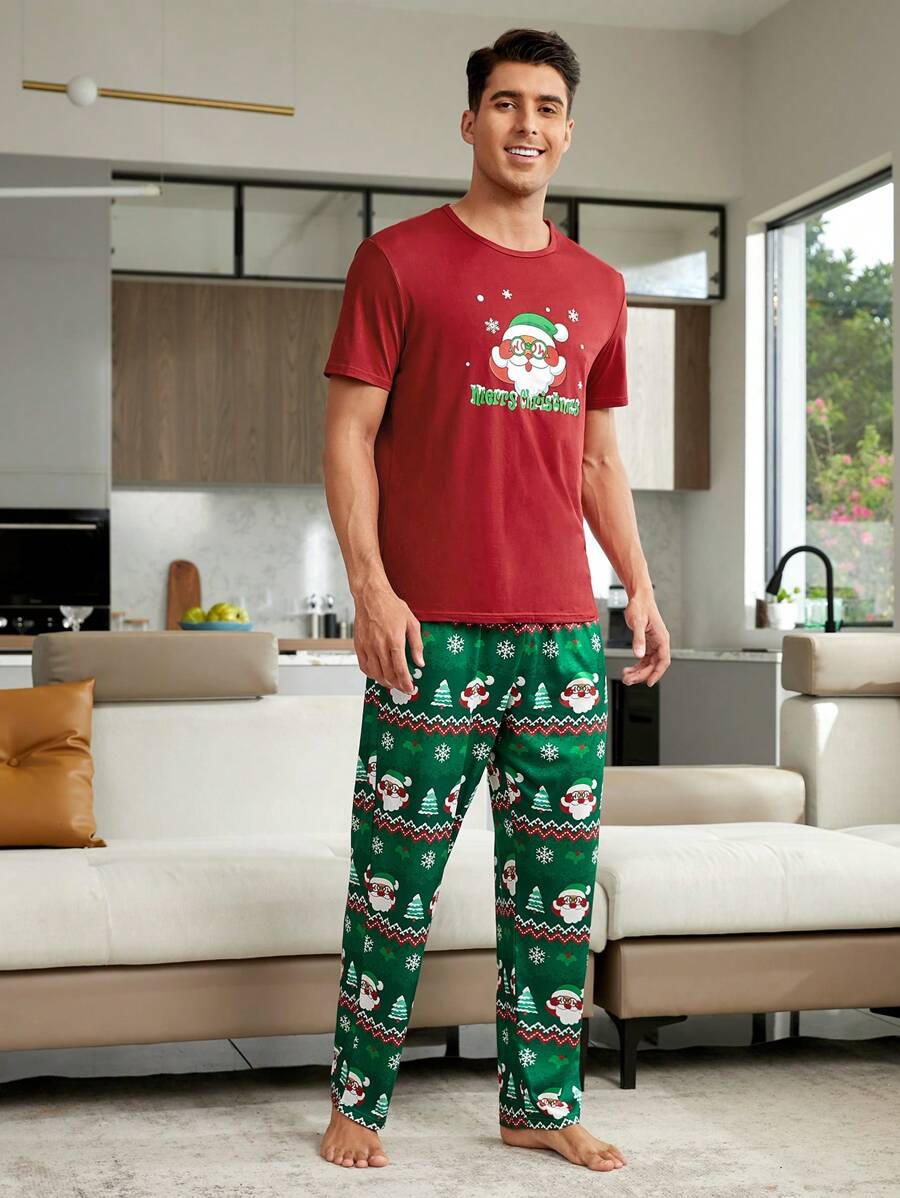 Traje De Servicio A Domicilio Corto Y Largo Para Hombre - Burdeos - Ver 1